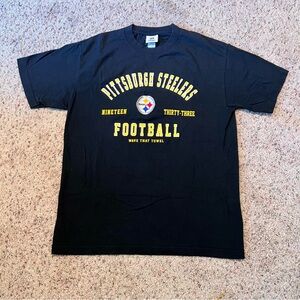 Pittsburgh Steelers Black T-Shirt